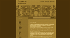 Desktop Screenshot of aegyptische-gottheiten.de