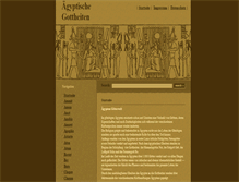 Tablet Screenshot of aegyptische-gottheiten.de